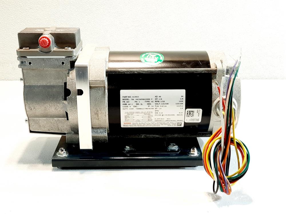 ADI Dia-Vac Pump Model# R221-FP-RA1 w/Marathon Electric Motor 5KC36PNB429MX