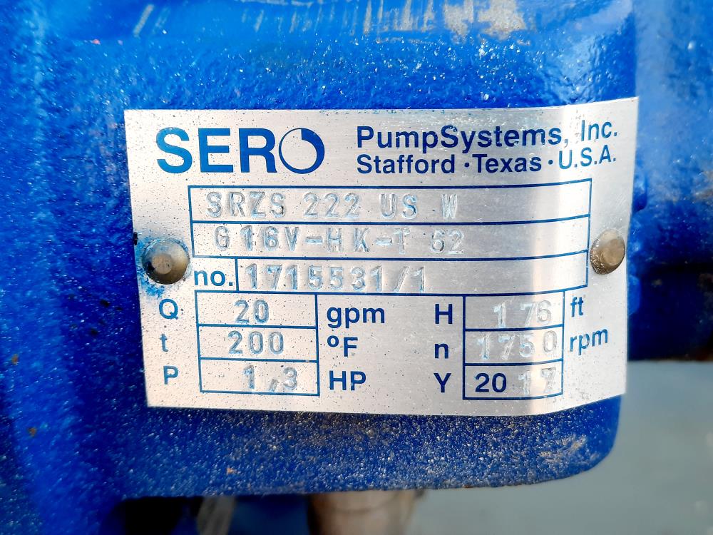 Sero Multistage Pump System SRZS 222-US W