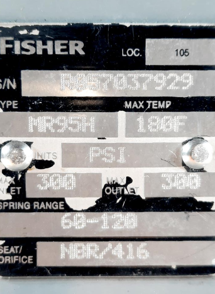 Fisher 2" Type MR95H WCC Regulator