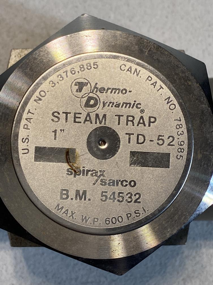 Spirax Sarco Td-52 Thermo-Dynamic Steam Trap B.M. 54532 