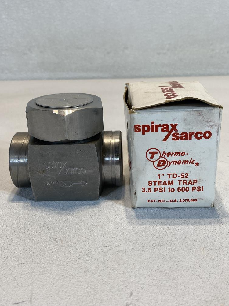 Spirax Sarco Td-52 Thermo-Dynamic Steam Trap B.M. 54532 