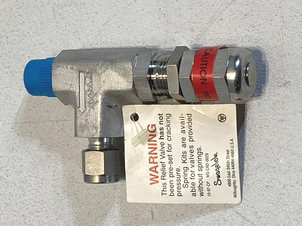 Swagelok SS-4R3A1 SS High Pressure Proportional Relief Valve