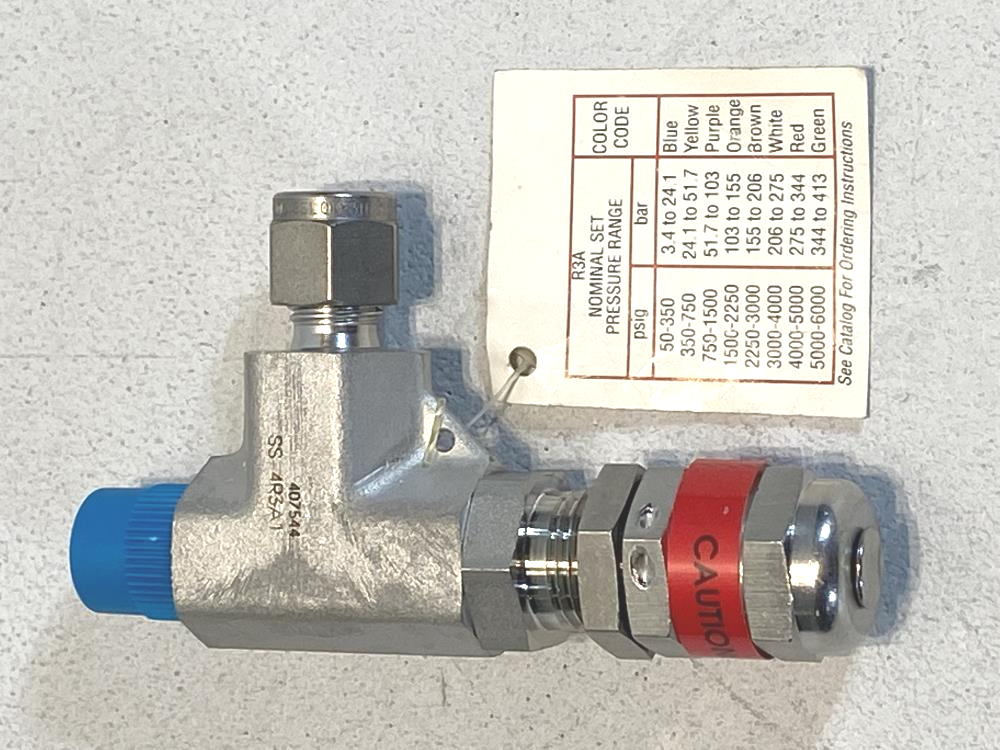 Swagelok SS-4R3A1 SS High Pressure Proportional Relief Valve