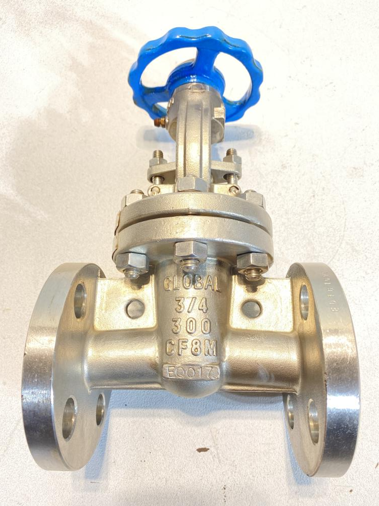 Global 3/4" 300# Gate Valve CF8M