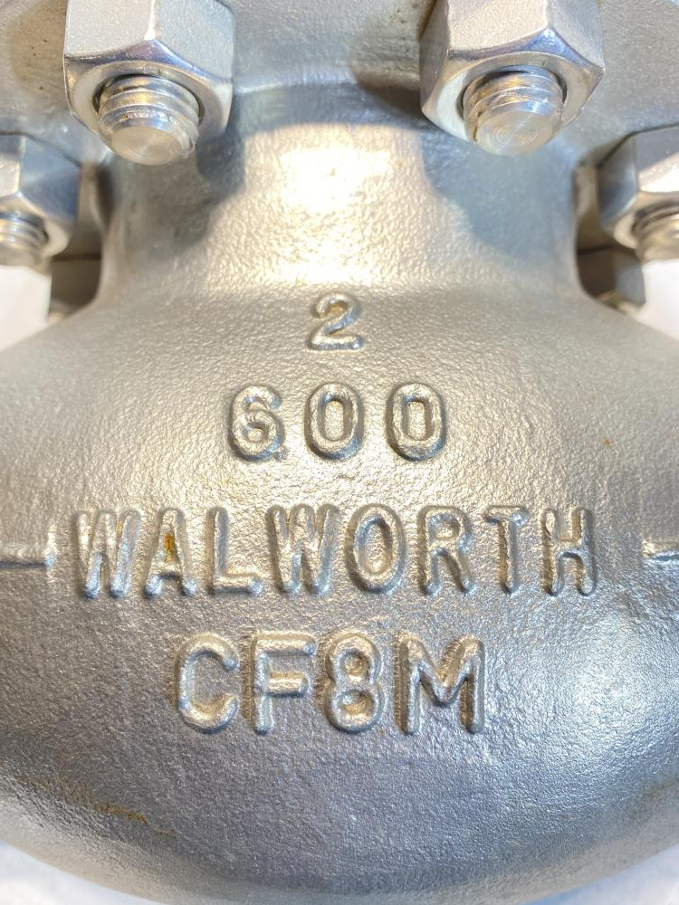 Walworth 2" 600# Globe Valve CF8M