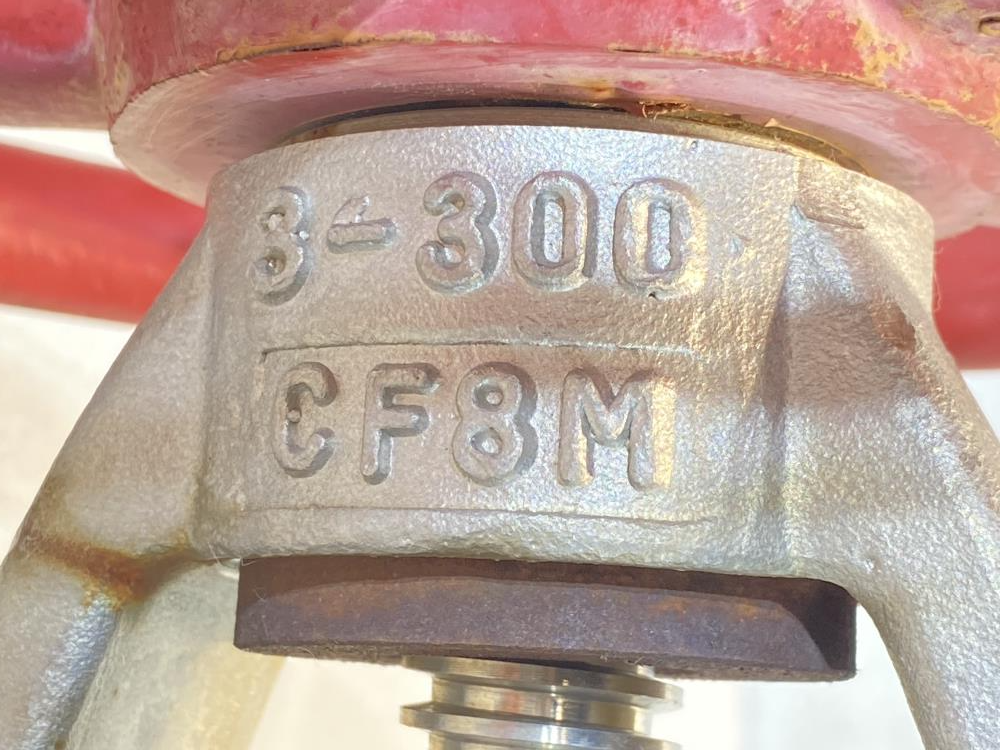 Aloyco 3" 300# Gate Valve CF8M Body 2117F