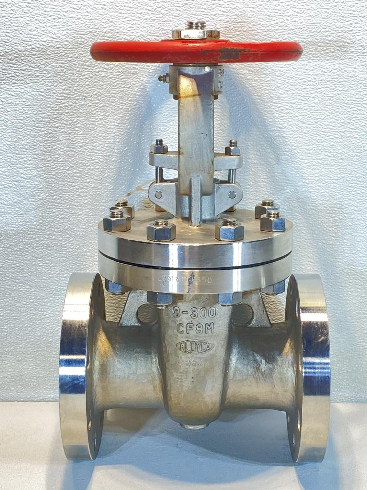 Aloyco 3" 300# Gate Valve CF8M Body 2117F