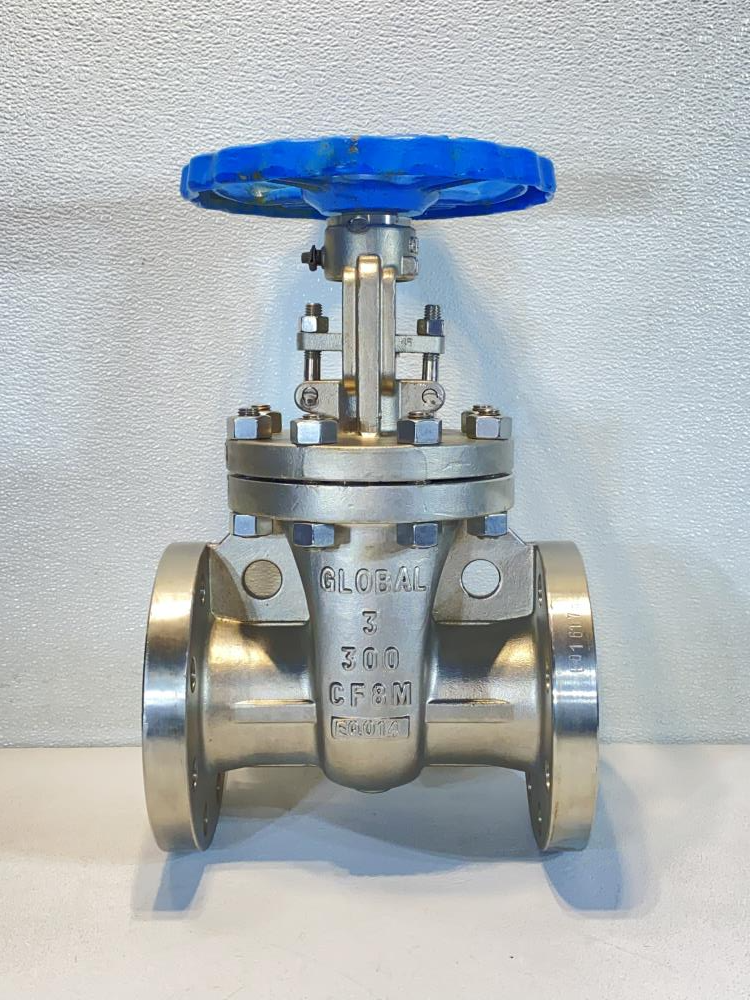 Global 3" 300# CF8M Gate Valve 