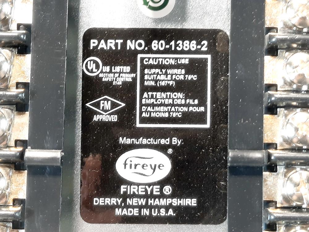 FIREYE Wiring Base Part #60-1386-2