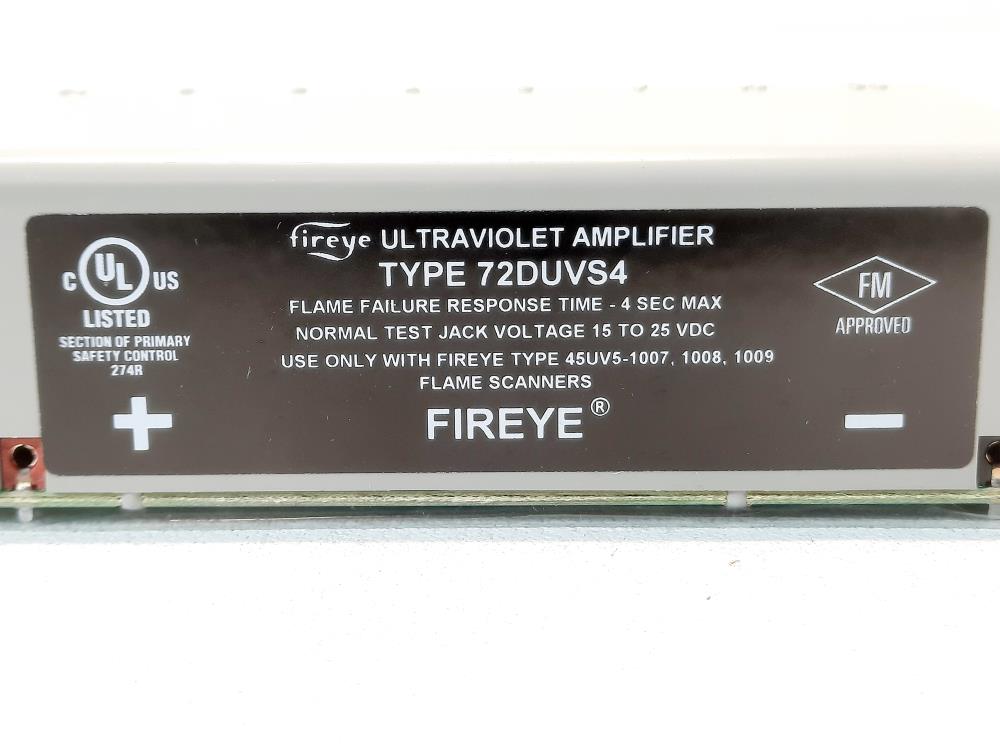 Fireye Ultraviolet Amplifier Module 72DUVS4
