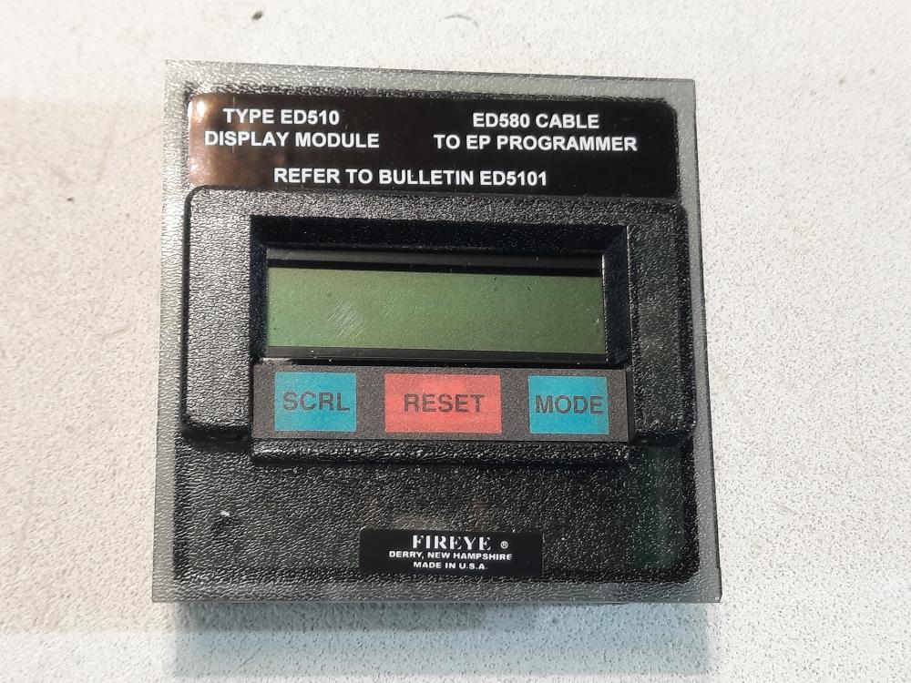 Fireye ED510 Display Module w/ mounting kit