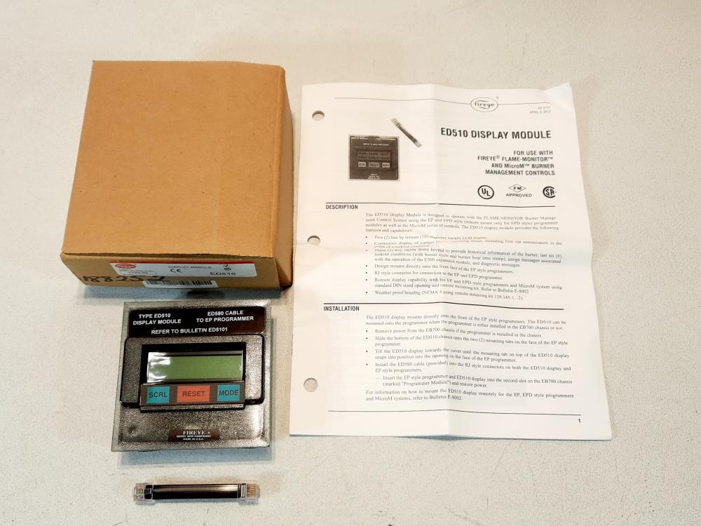 Fireye ED510 Display Module w/ mounting kit