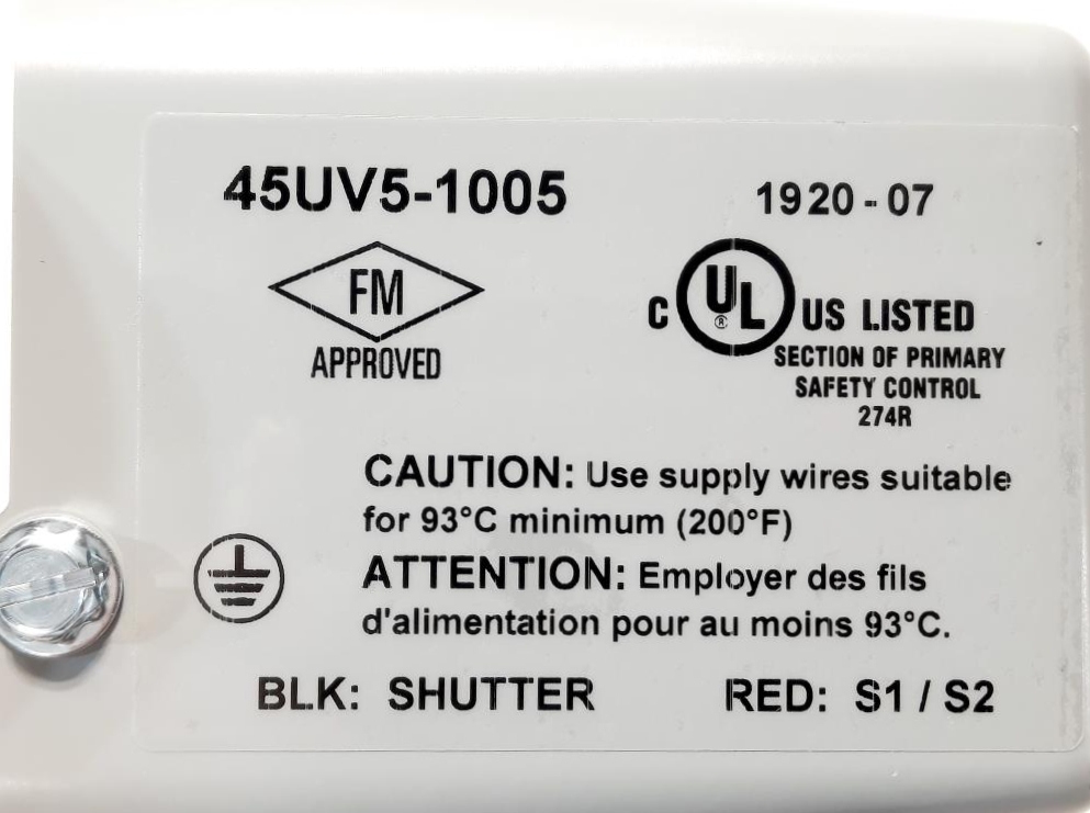 Fireye UV Self Check Scanner 45UV5-1005