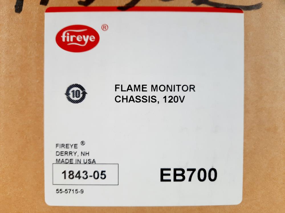 Fireye Flame Monitor Chassis and Cover for EB700