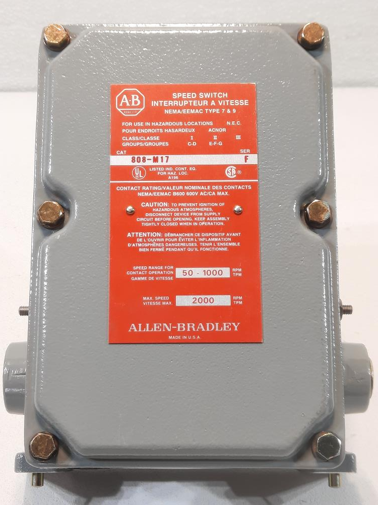 Allen Bradley 808-M17 Speed Switch