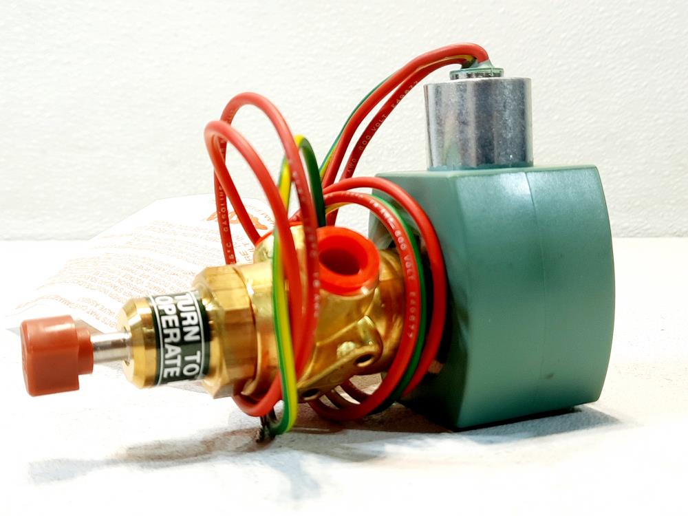 Asco Red Hat 3-Way Solenoid Valve 1/4"  #8320G182QMS