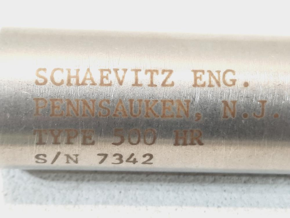 Schaevitz Linear Displacement Sensor 02560394-00  HR 500