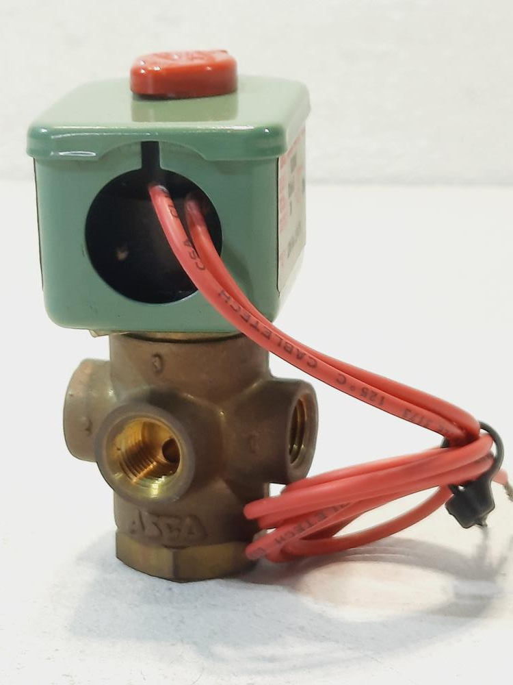 Asco Red Hat 3-Way Solenoid Valve 1/4" #8320A9