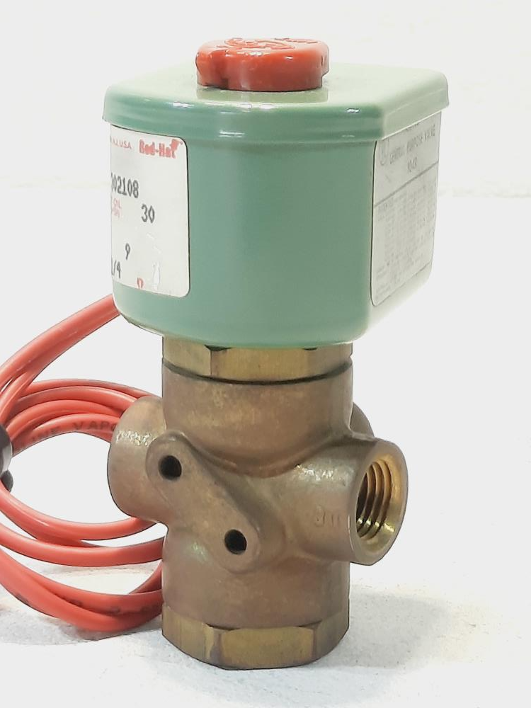 Asco Red Hat 3-Way Solenoid Valve 1/4" #8320A9