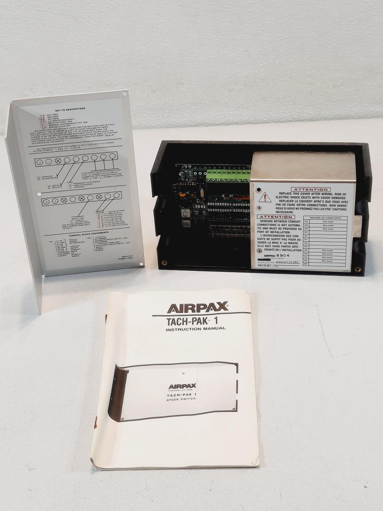 Airpax Tach-Pak 1 Speed Switch