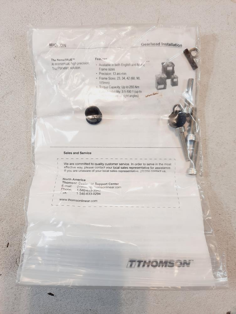 Thomson NT34-020-0-RM090-28 64-116841-9728 Nematrue 20:1 Gearhead D264512