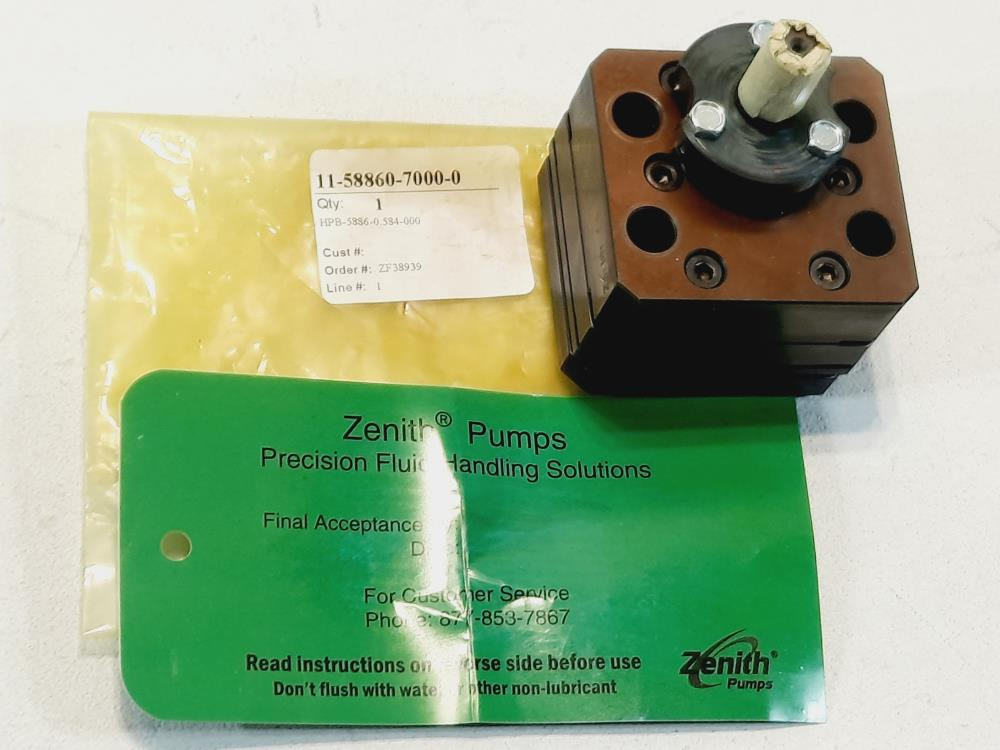 ZENITH SINGLE STREAM 0.584CC GEAR PUMP 11-58860-7000-0