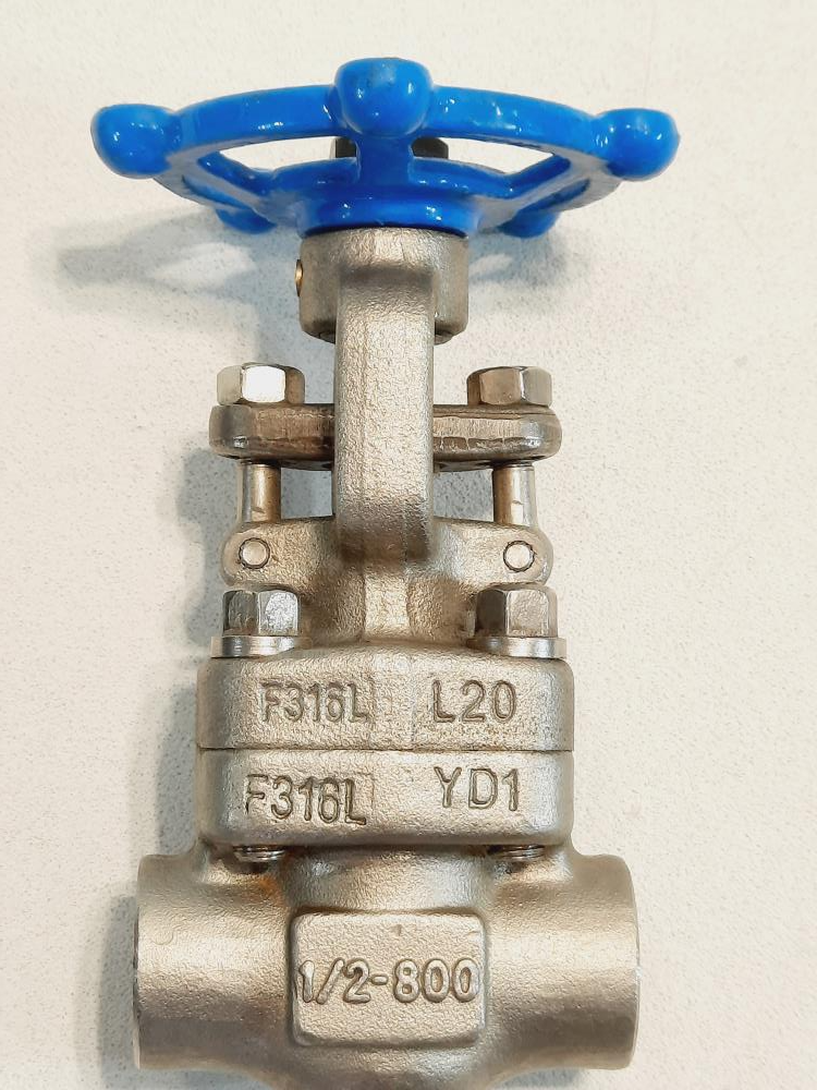 Sharpe 1/2" Threaded 316L Stainless Steel Gate Valve Class 800