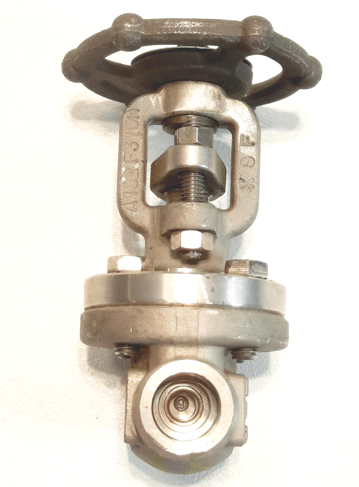 Bonney Forge 1/2" Threaded X 1/2" Socket Weld 316 Stainless Steel Gate Valve 