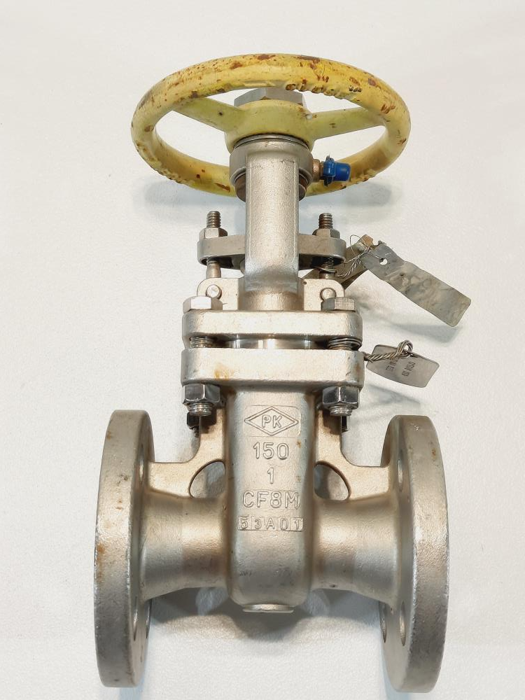 PK Valve 1"  150# CF8M Flanged RF Gate Valve Fig#: 150RF10SL-TFE