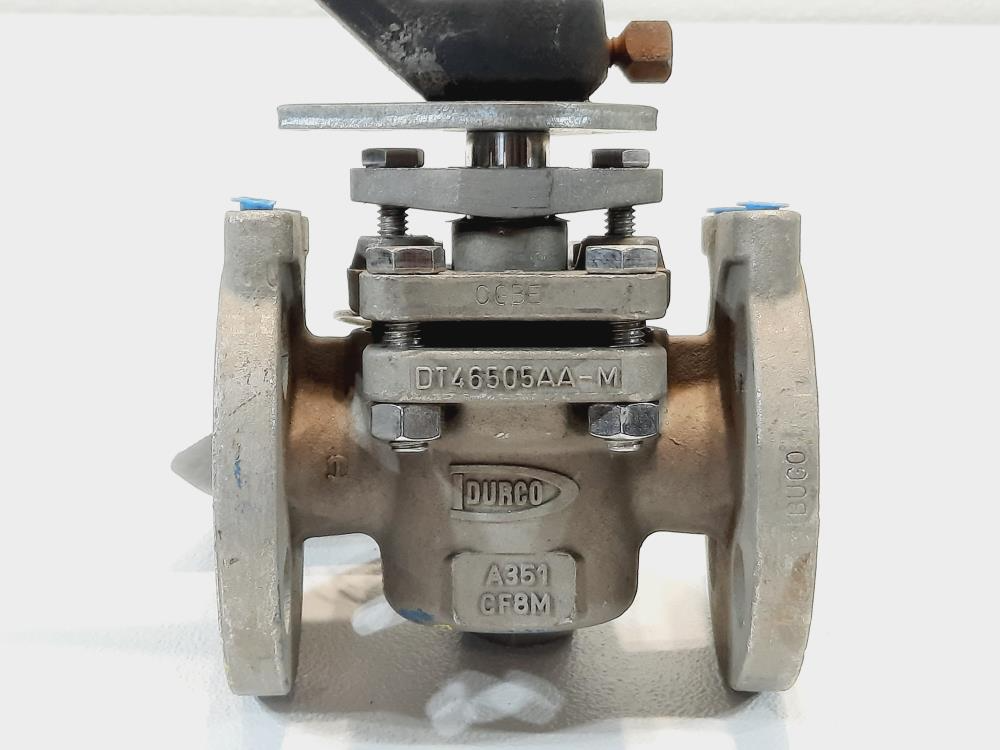 Durco Flowserve 1/2" 150# RF Flanged Plug Valve