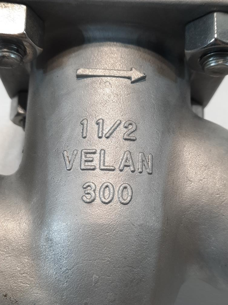 Velan 1-1/2" 150# RF Flanged Globe Valve, Model B W330