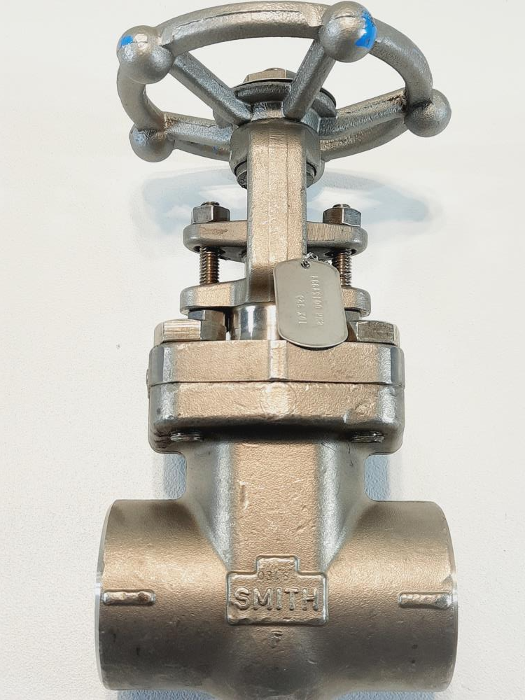 Smith 2" 800# Socket Weld Gate Valve 316 Stainless Steel