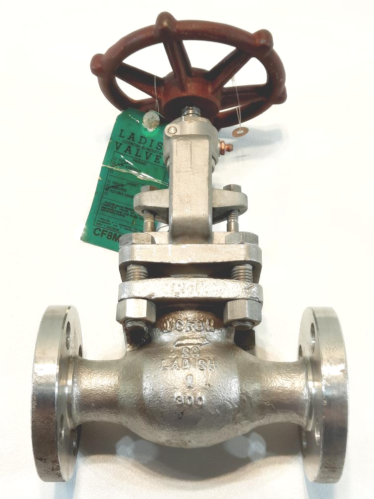 Ladish  1" 300# CF8M  Gate Valve 7372-2014-10B