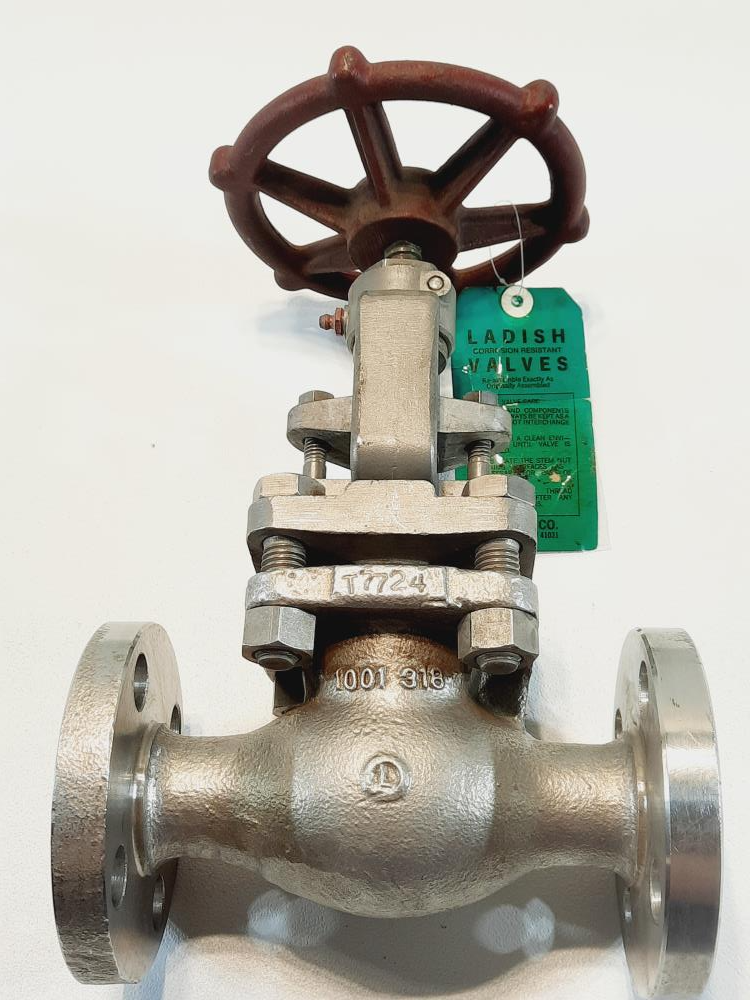 Ladish  1" 300# CF8M  Gate Valve 7372-2014-10B