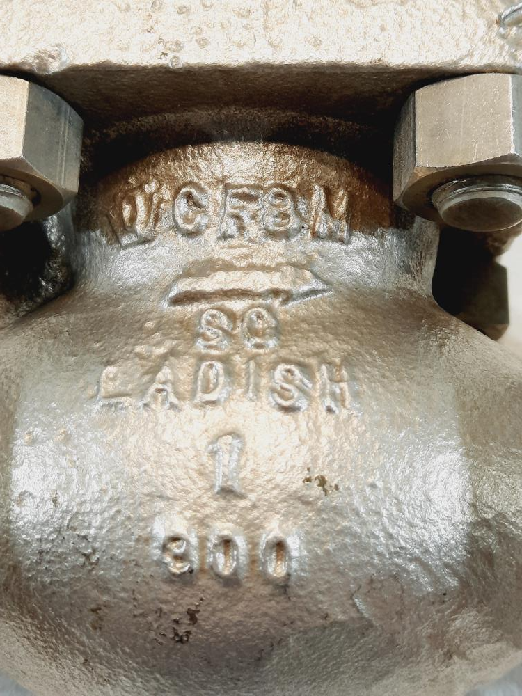 Ladish  1" 300# CF8M  Gate Valve 7372-2014-10B