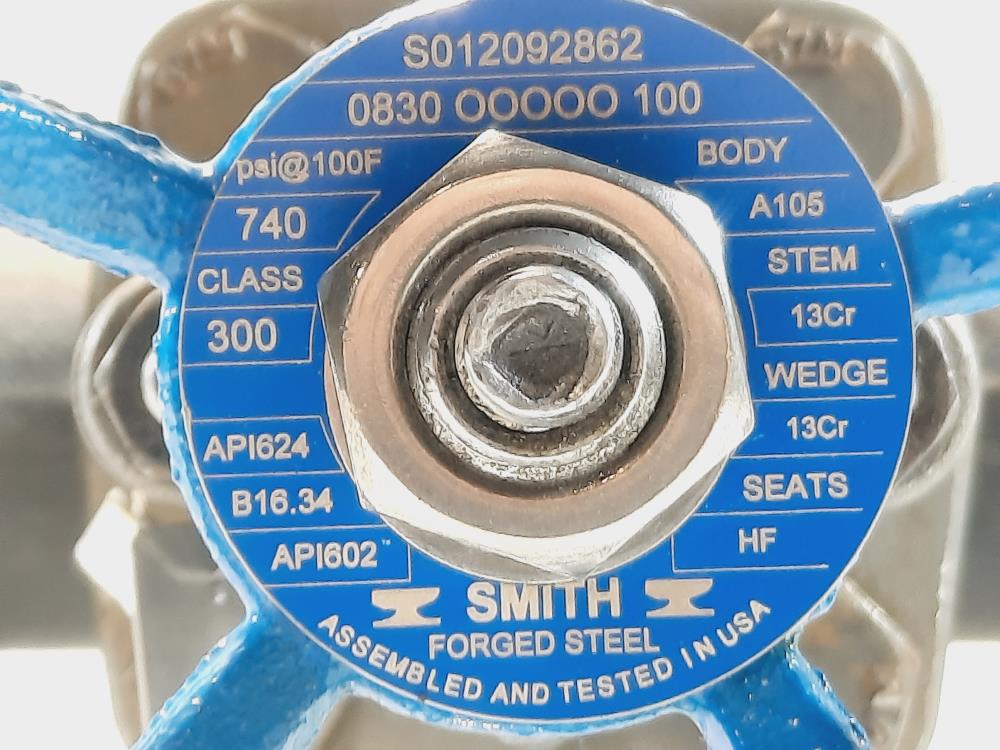 Smith 1" 300# Gate Valve S012092862