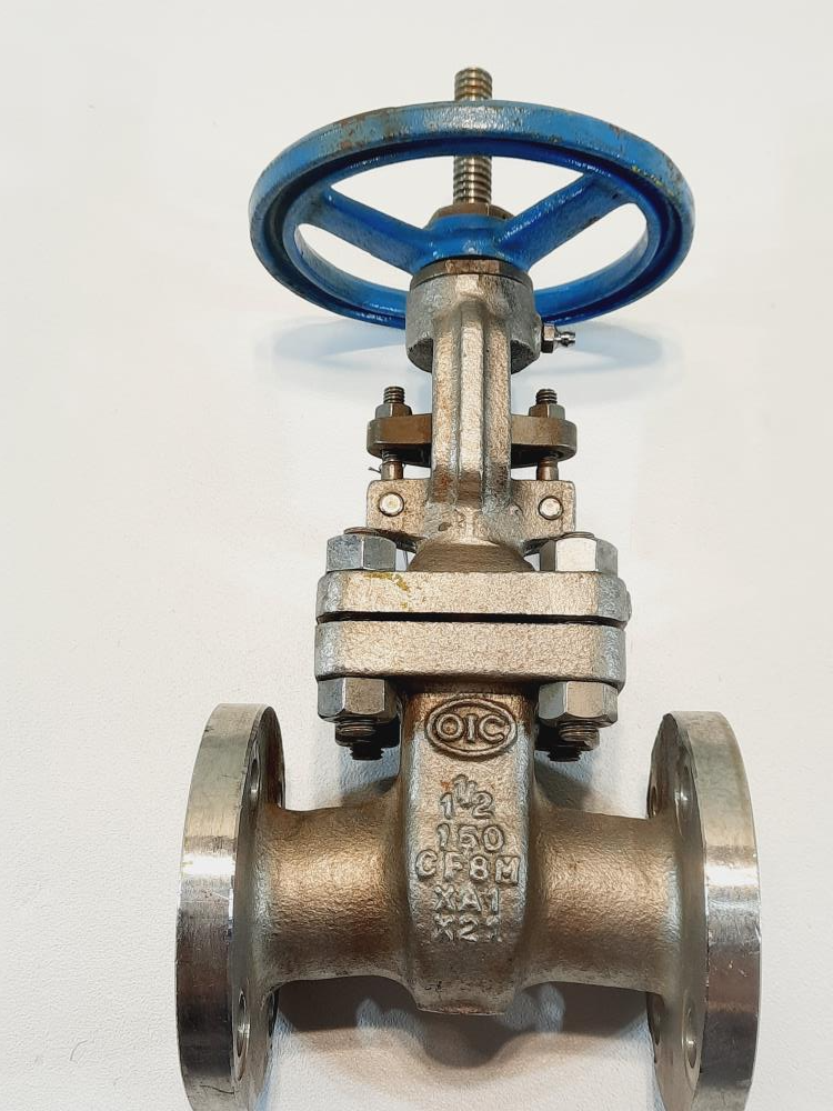 OIC 1-1/2"  150# CF8M Gate Valve Fig #: S151-T