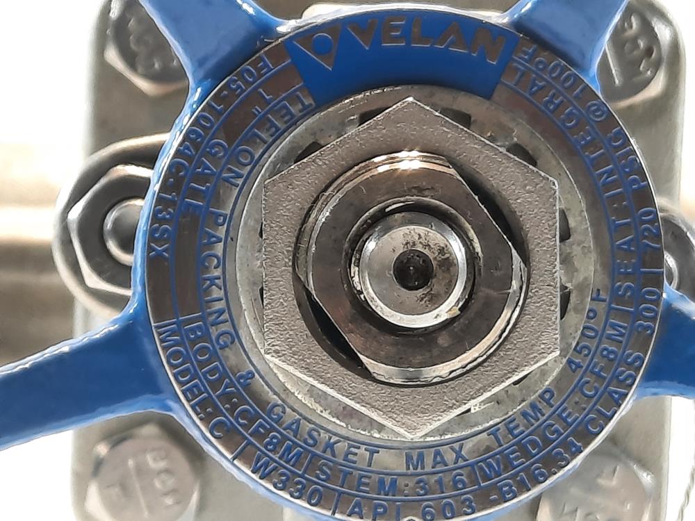 Velan 1" 300# Gate Valve Model C F05-106AC-13SX