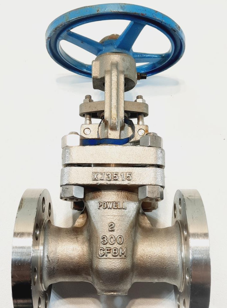 Powell 2" 300# Gate Valve CF8M Fig #: 2467KPE