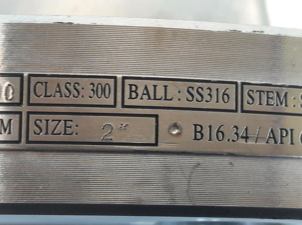 Quadrant 2" 300# CF8M Stainless Steel Flange Ball Valve