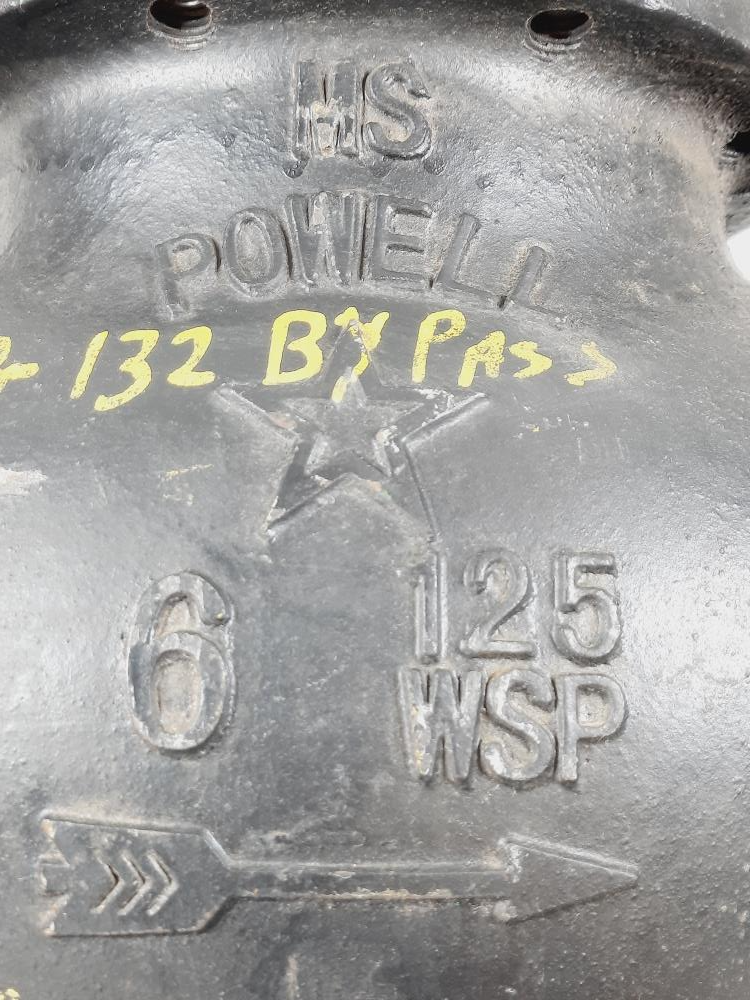 Powell 6" 125# Carbon Steel Flanged Globe Valve