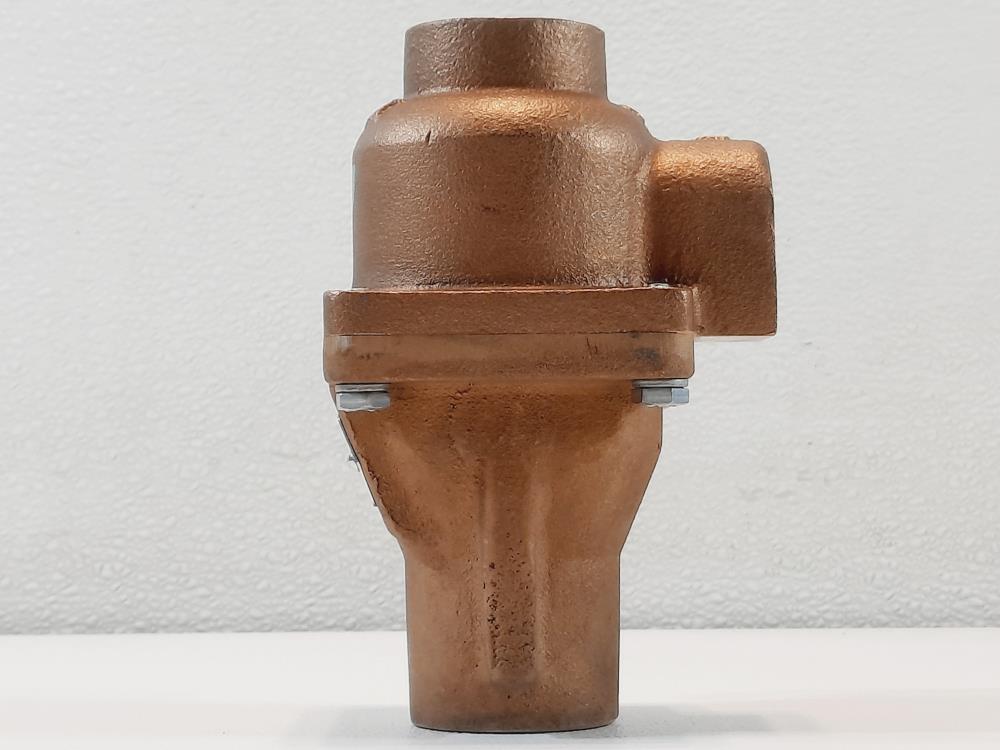 Amot Thermostatic 1/2" 3-Way Bronze Control Valve 1/2CLBT12006