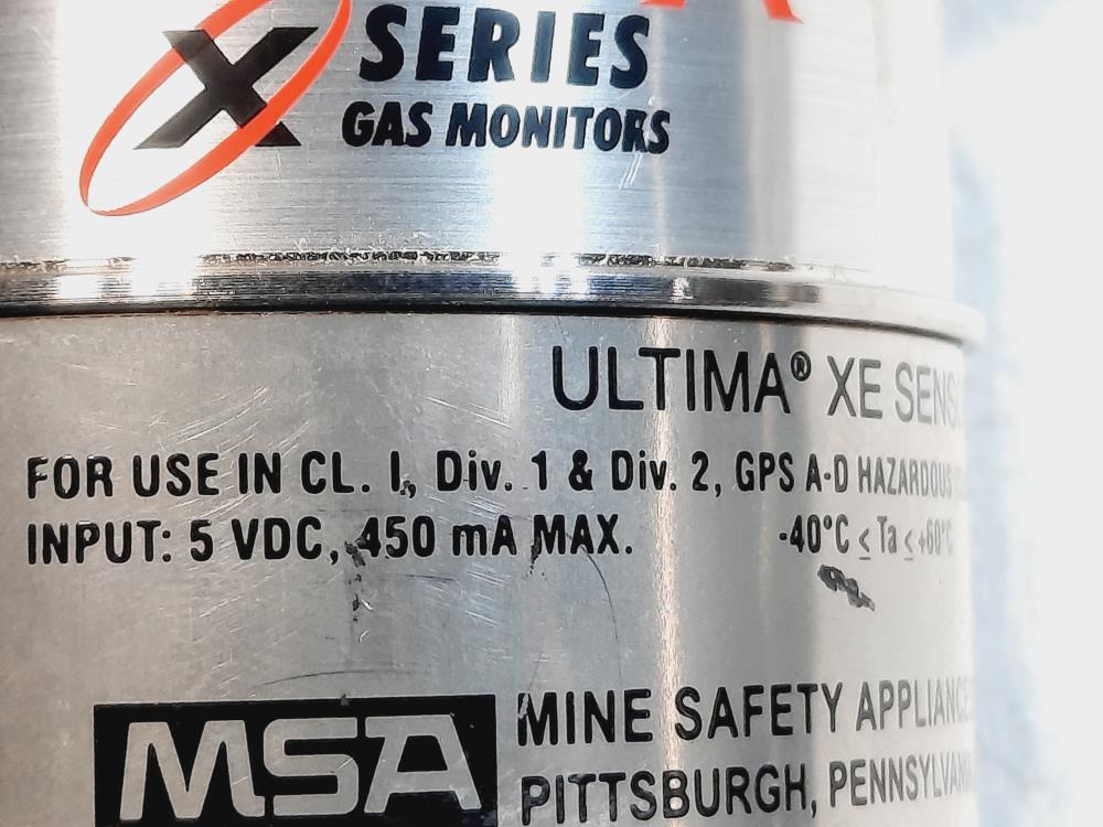 MSA Ultima XE Series X  Gas Monitor and Sensor 