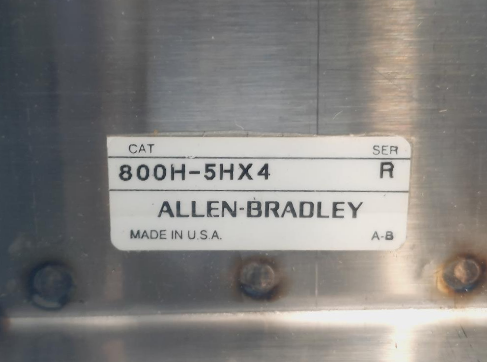 Allen Bradley Heavy Duty 5 Push Button Flip Level Station 800H-5HX4