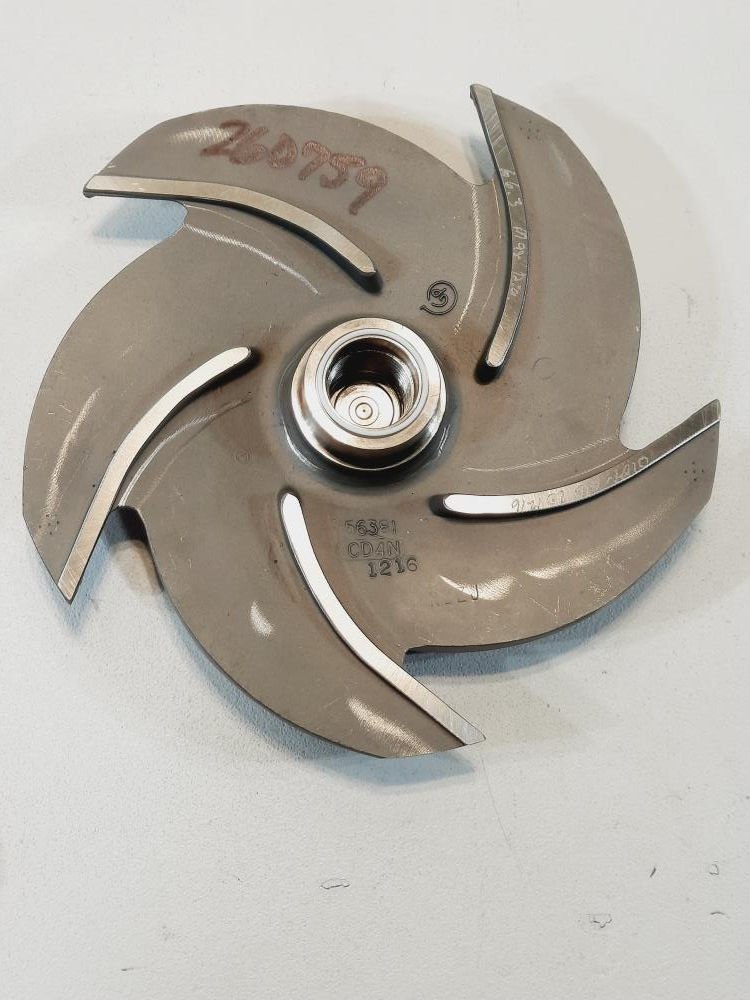 Goulds 5-Vane 56381 Impeller Model: 3196 Size:  LTX 1X2-10LTX