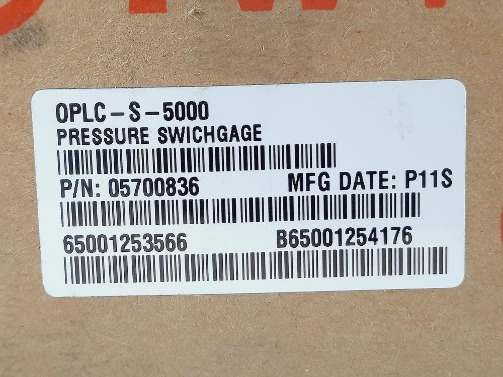 Murphy OPLC-S-5000 4.5" Pressure Swichgage (05700836)