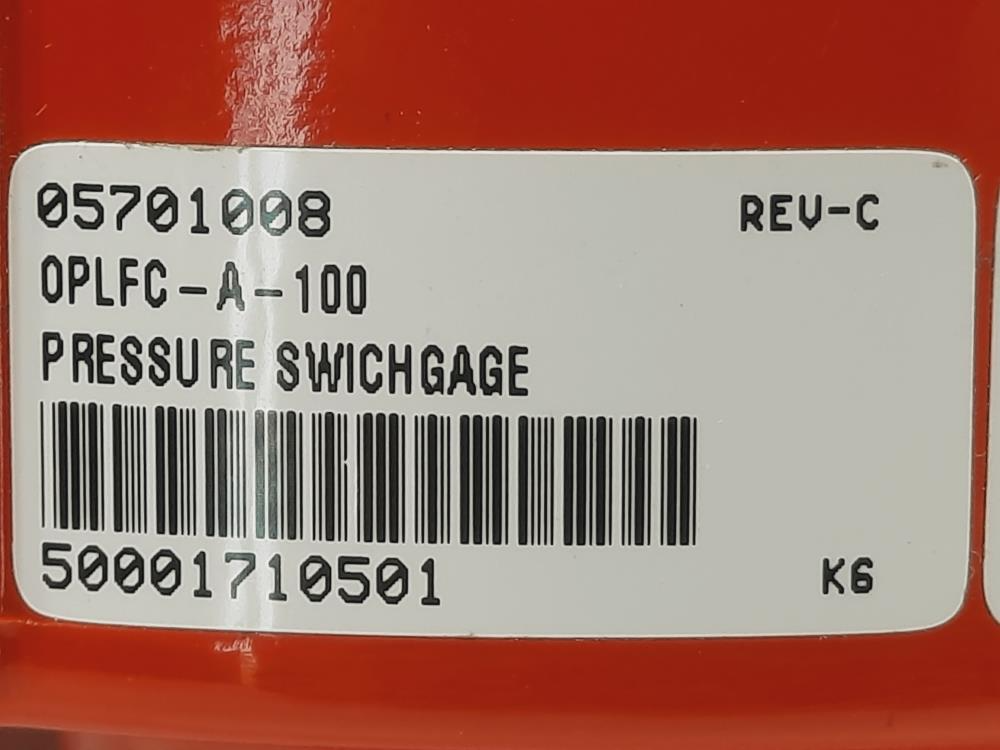 Murphy OPLFC-A-100 Pressure Swichgage (05701008)