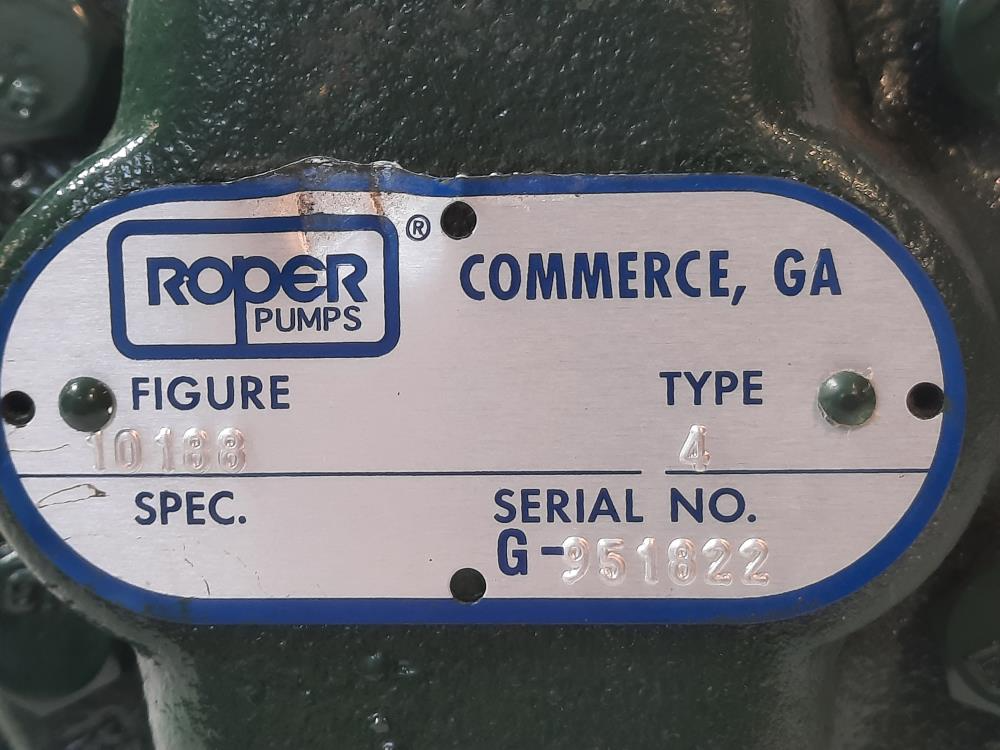 Roper 10188 Gear Pump Skid w/ 5 HP Motor HKS184SR235B