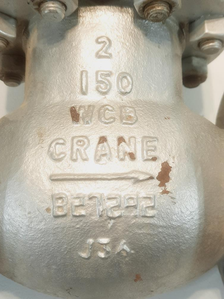 Crane 2" 150# ASME WCB Globe Valve, 143 XU