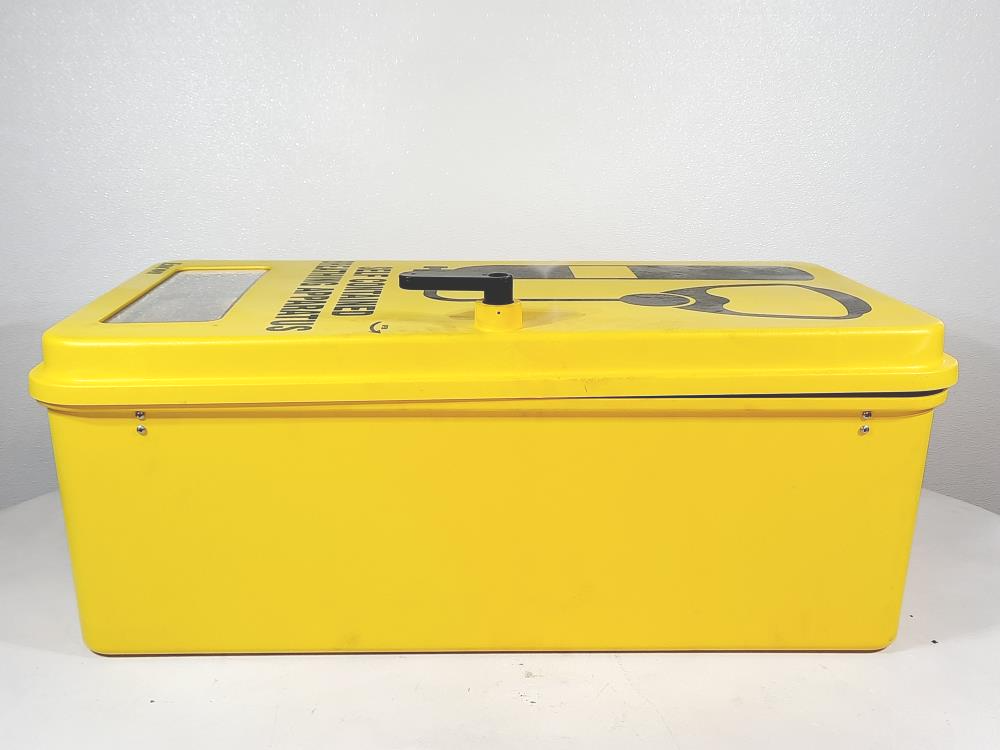 Encon WC Series Yellow SCBA Protective Safety Equipment Storage Wall Cabinet